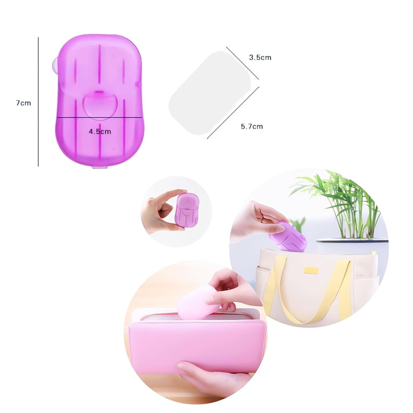 Portable Travel Soap Sheets - Compact, Eco-Friendly & Convenient