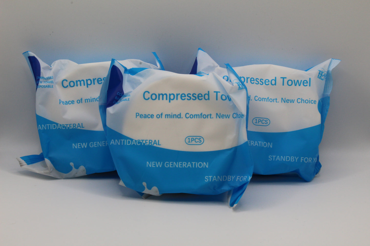 Disposable Bath Towels for 3 People โ Available in 1 to 6 Packs | Travel Compressed Towels