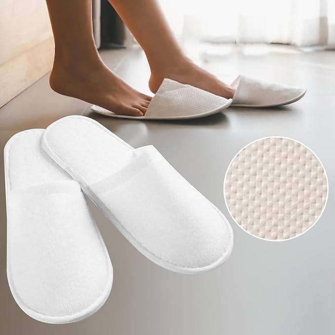 Perfect Travel & Guest Disposable Slippers – 10Pairs
