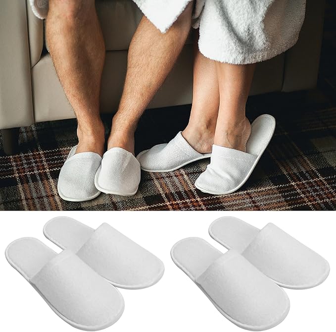 Perfect Travel & Guest Disposable Slippers – 10Pairs
