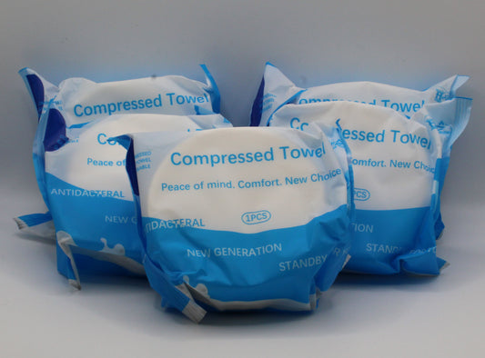 Disposable Bath Towels for 3 People – Available in 1 to 6 Packs | Travel Compressed Towels