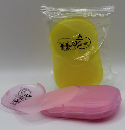 Portable Yellow Sheet Soap – 20 Travel-Friendly Soap Sheets | Free Shipping