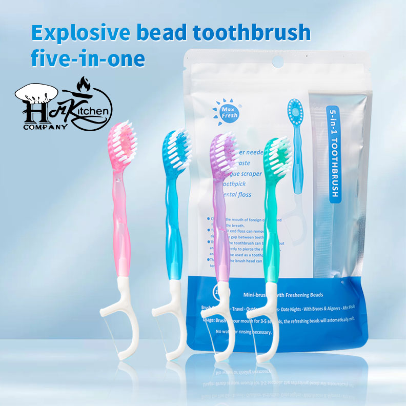 H.M.K. 12-Pack Mini Disposable Toothbrushes – Freshness on the Go|Model#TTB512-012