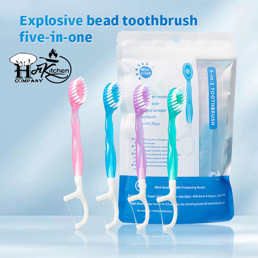 H.M.K. 12-Pack Mini Disposable Toothbrushes – Freshness on the Go|Model#TTB512-012